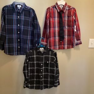 3- old navy button up shirts
